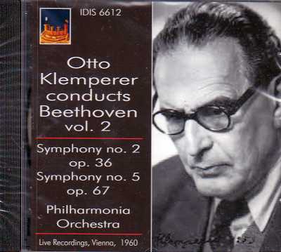 Ludwig van Beethoven / Symphonies 2 & 5 / Philharmonia Orchestra / Otto Klemperer