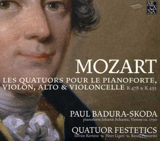 W.A. Mozart / Piano Quartets K478 & K493 / Quartet Festetics / Paul Badura-Skoda 