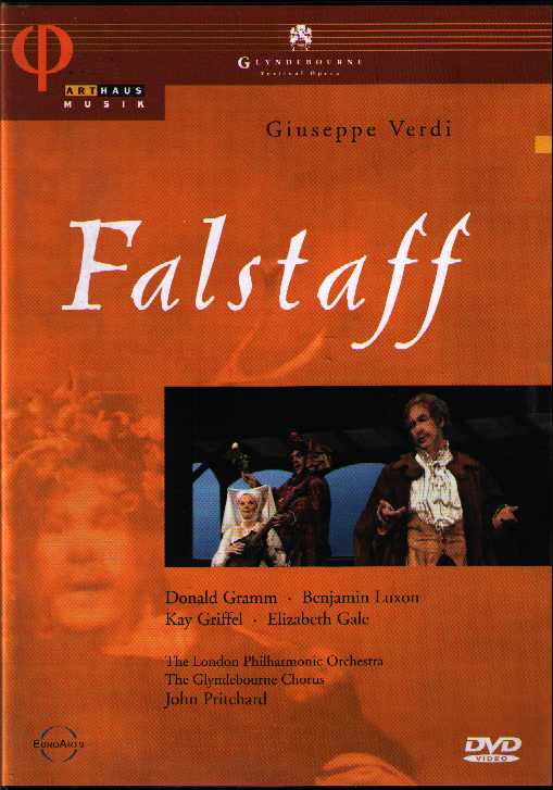 Giuseppe Verdi / Falstaff / Donald Gramm / Glyndebourne Festival DVD