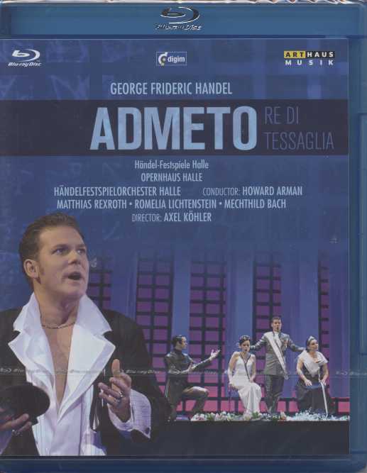 Georg Friedrich Händel / Admeto / Matthias Rexroth / Romelia Lichtenstein / Opernhaus Halle / Blu-ray Disc