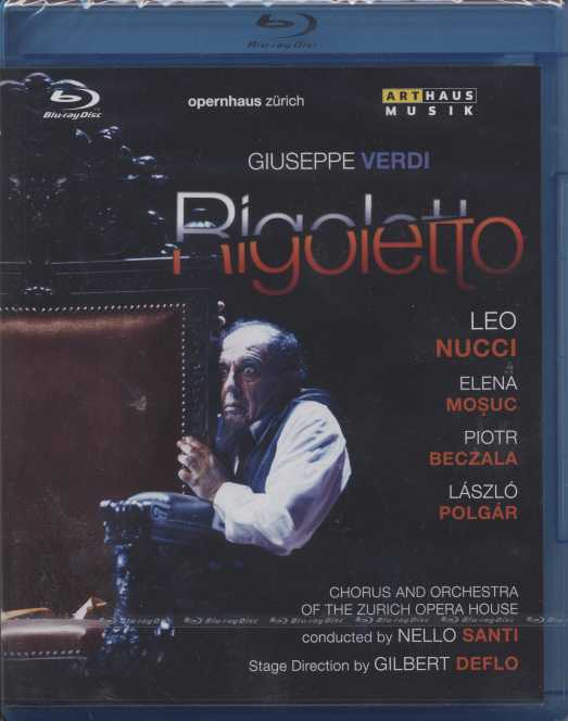 Giuseppe Verdi / Rigoletto / Leo Nucci / Elena Mosuc / Piotr Bezcala / László Polgár / Nello Santi / Opernhaus Zürich / Blu-ray Disc