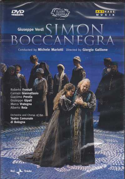 Giuseppe Verdi / Simon Boccanegra / Roberto Frontali / Carmen Giannattasio / Orchestra & Chorus of the Teatro Comunale di Bologna / Michele Mariotti DVD