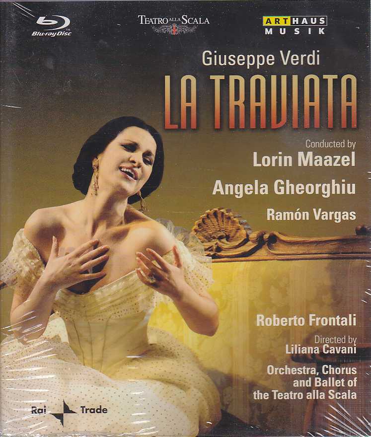 Giuseppe Verdi / La Traviata / Angela Gheorghiu / Ramón Vargas / Orchestra and Chorus and Ballet of the Teatre alla Scala / Lorin Maazel Blu-ray
