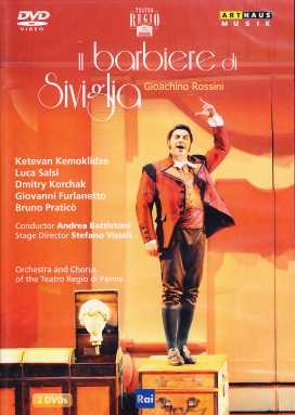 Gioacchino Rossini / Il barbiere di Siviglia / Ketevan Kemoklidze, Luca Salsi, Dmitry Korchak / Andrea Battistoni / Teatro Regio di Parma 2DVD