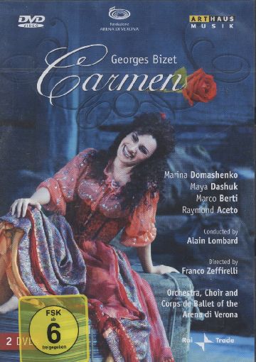 Georges Bizet / Carmen / Marina Domashenko / Maya Dashuk / Orchestra, Choir and Corps de Ballett of the Arena di Verona / Alain Lombard DVD