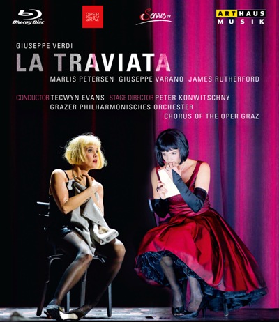 Giuseppe Verdi / La Traviata / Marlis Petersen / Giuseppe Varano / James Rutherford / Oper Graz Blu-ray Disc