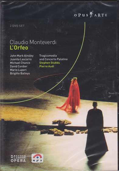 Claudio Monteverdi / L'Orfeo / John Mark Ainsley / Juanita Lascarro / Michael Chance / Stephen Stubbs / Tragicomedia / De Nederlandse Opera DVD