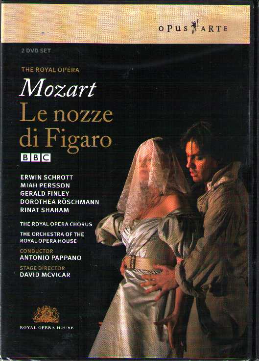W.A. Mozart / Le Nozze di Figaro / Erwin Schrott / Miah Persson / Gerald Finley / Dorothea Röschmann / Antonio Pappano DVD