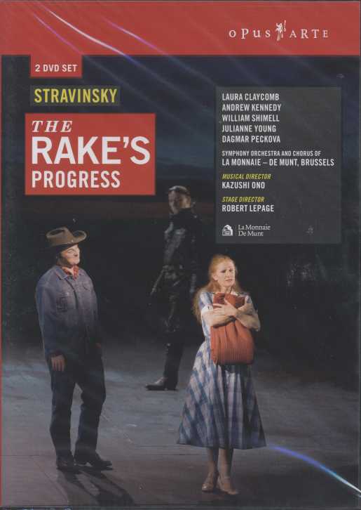 Igor Stravinsky / The Rake's Progress / Laura Claycomb / Andrew Kennedy / Kazushi Ono / La Monnaie De Munt DVD