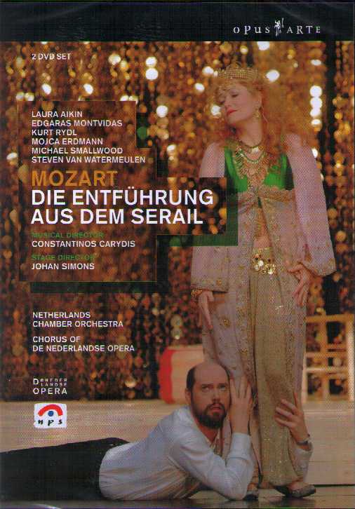 W.A. Mozart / Die Entführung aus dem Serail / Laura Aikin / Edgaras Montvidas / Kurt Rydl / De Nederlandse Opera 2DVD
