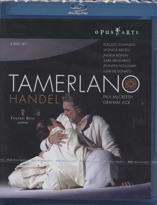 Georg Friedrich Händel / Tamerlano / Placido Domingo / Monica Bacelli / Ingela Bohlin / Sara Mingardo / Paul McCreesh / Teatro Real Madrid / Blu-ray Disc