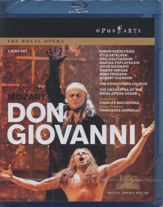 Wolfgang Amadeus Mozart / Don Giovanni / Simon Keenlyside / Kyle Ketelsen / Eric Halfvarson / Joyce DiDonato / Ramon Vargas / Miah Persson / Royal Opera House / Blu-ray Disc