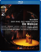 Richard Wagner / Die Walküre / Juha Uusitalo / Peter Seiffert / Matti Salminen / Petra-Maria Schnitzer / Orquestra de la Comunitat Valenciana / Zubin Mehta / Blu-ray Disc