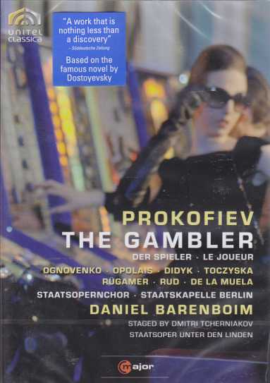Sergei Prokofiev / The Gambler / Vladimir Ognovenko / Kristine Opolais / Staatskapelle Berlin / Daniel Barenboim DVD