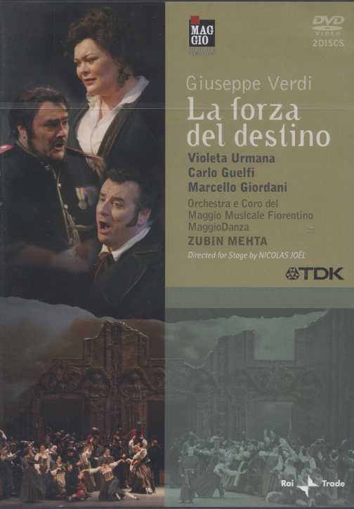 Giuseppe Verdi / La forza del destino / Violeta Urmana / Carlo Guelfi / Marcello Giordani / Zubin Mehta / Maggio Musicale Fiorentino DVD