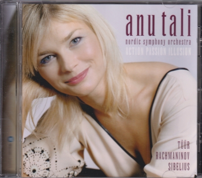 Anu Tali / Action Passion Illusion / KÄYTETTY CD // Erkki-Sven Tüür / Jean Sibelius / Sergei Rachmaninov