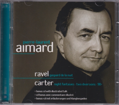 Maurice Ravel / Gaspard de la nuit / Elliot Carter / Night Fantasies / KÄYTETTY 2CD // Pierre-Laurent Aimard