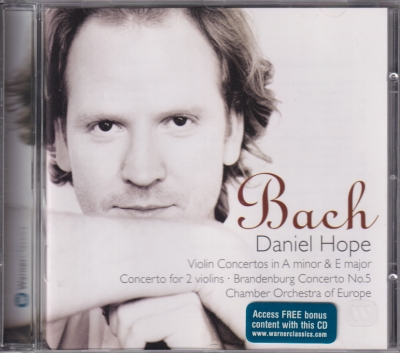 J.S. Bach / Violin Concertos / KÄYTETTY CD // Daniel Hope / Chamber Orchestra of Europe