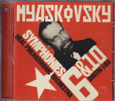 Nikolai Myaskovsky / Symphonies 6 & 10 / KÄYTETTY CD // Ural Philharmonic Orchestra / Dmitri Liss