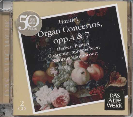 Georg Friedrich Händel / Organ Concertos Opp. 4 & 7 / Tachezi / Concentus Musicus Wien / Harnoncourt
