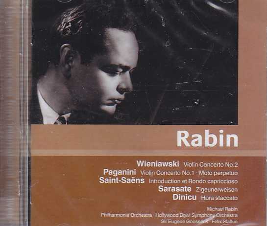 Henryk Wieniawski / Niccolo Paganini / Camille Saint-Saëns / Pablo de Sarasate / Grigoras Dinicu / Works for Violin and Orchestra / Michael Rabin