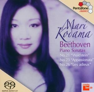 Ludwig van Beethoven / Piano Sonatas 21, 23 & 26 / Mari Kodama SACD