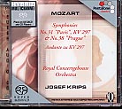W.A. Mozart / Symphonies Nos. 31 & 38 / Royal Concertgebow Orchestra / Josef Krips SACD