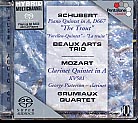 Franz Schubert / Trout Quintet / W.A. Mozart / Clarinet Quintet / Beaux Arts Trio / George Pieterson et al.