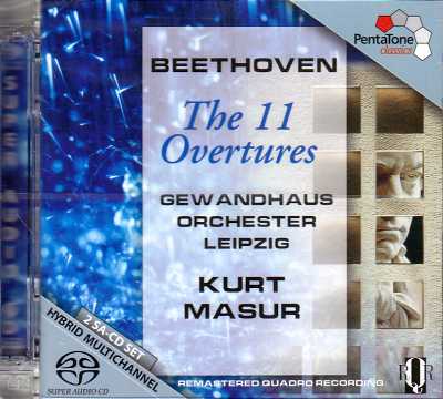 Ludwig van Beethoven / The 11 Overtures / Gewandhausorchester Leipzig / Kurt Masur 2SACD