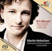 W.A. Mozart / Piano Concertos Nos. 13 & 24 / Martin Helmchen / Gordan Nikolic / Netherlands Chamber Orchestra SACD