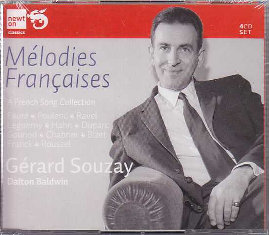 Gérard Souzay / A French Song Collection / Fauré / Poulenc / Ravel / Leguerny / Hahn / Duparc / Gounod / Chabrier / Bizet / Franck / Roussel 3CD
