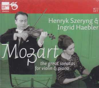 W.A. Mozart / The Great Sonatas for Violin & Piano / Henryk Szeryng & Ingrid Haebler 4CD