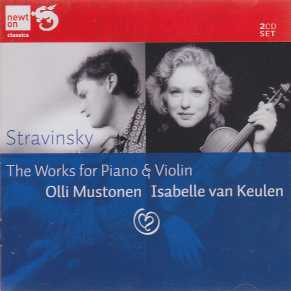Igor Stravinsky / Works for Piano & Violin (Complete) / Olli Mustonen & Isabelle van Keulen 2CD