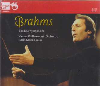 Johannes Brahms / Symphonies (Complete) / Wiener Philharmoniker / Carlo Maria Giulini 4CD