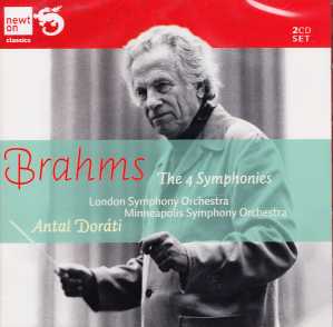Johannes Brahms / Symphonies (Complete) / Minneapolis Symphony Orchestra / Antal Doráti 2CD