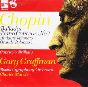 Frédéric Chopin / Piano Concerto no.1 / Ballades / Gary Graffman / Boston Symphony Orchestra / Charles Munch
