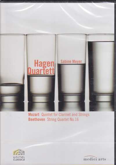 Ludwig van Beethoven / String Quartet Op. 135 / W.A. Mozart / Quintet K. 581 / Hagen Quartett DVD