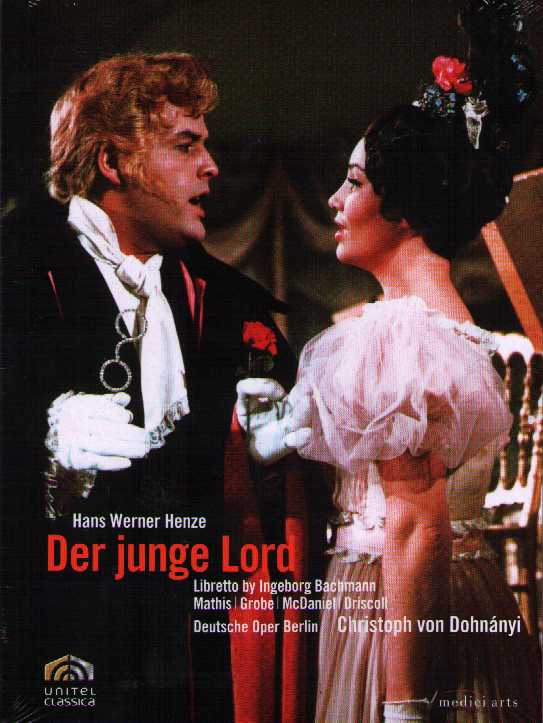 Hans Werner Henze / Der junge Lord / Edith Mathis / Donald Grobe / Deutscher Oper Berlin 1968 DVD