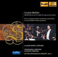 Gustav Mahler / Symphony no. 4 / Juliane Banse / Staatskapelle Dresden / Giuseppe Sinopoli