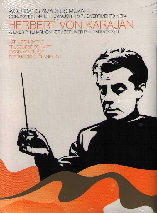 W.A. Mozart / Coronation Mass in C Major K 317 / Divertimento K 334 / Herbert von Karajan DVD