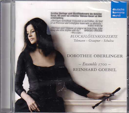 Dorothee Oberlinger / Blockflötenkonzerte // Georg Philipp Telemann / Christoph Graupner / Johann Christoph Schultze