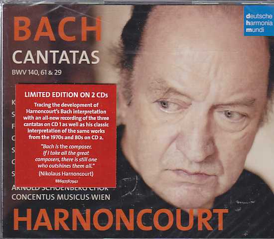 J.S. Bach / Cantatas 140, 61 & 29 / Nikolaus Harnoncourt / Concentus Musicus Wien