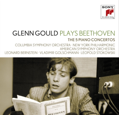 Ludwig van Beethoven / Piano Concertos (Complete) // Glenn Gould / Columbia Symphony Orchestra / New York Philharmonic / American Symphony Orchestra / Leonard Bernstein / Vladimir Golschmann / Leopold Stokowski