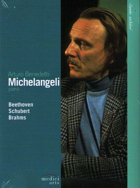 Arturo Benedetti Michelangeli / Ludwig van Beethoven / Franz Schubert / Johannes Brahms DVD