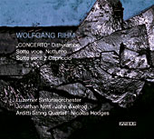 Wolfgang Rihm / Sotto voce // Arditti String Quartet / Nicolas Hodges / Luzerner Sinfonieorchester / Jonathan Nott