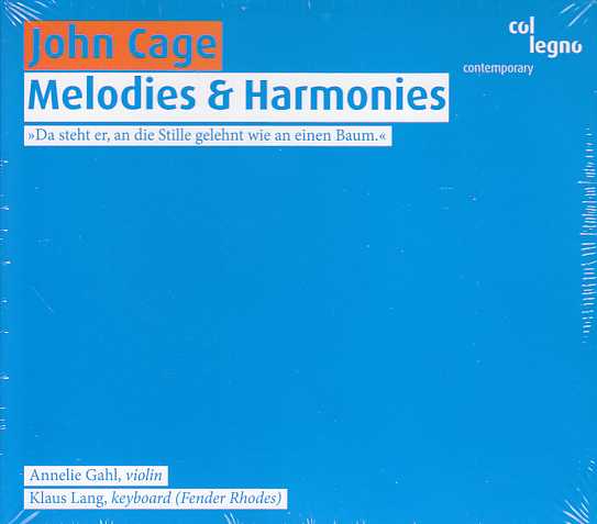 John Cage / Melodies & Harmonies / Annelie Gahl, violin & Klaus Lang, Fender Rhodes