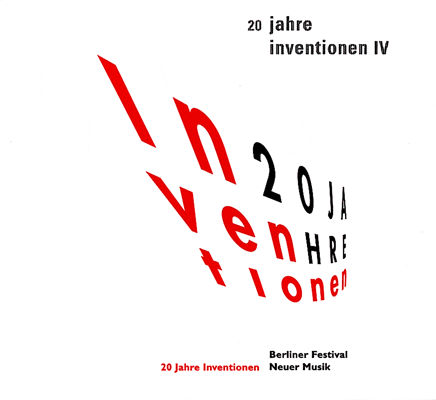 20 Jahre Inventionen IV *KAUPAN PÄÄLLE minkä tahansa Edition RZ -levyn ostajalle* // David Behrman / Gordon Monahan / Terry Fox / Robin Minard