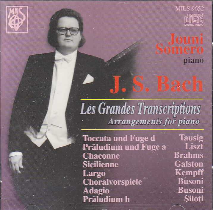 J.S. Bach / Jouni Somero / Arrangements for Piano