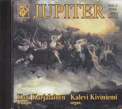 Kari Karjalainen / Jupiter // Jules Levy / Hugo Alfvén / Pyotr Tchaikovsky / Guy Ropartz / Gustav Holst / Joseph Bonnet / Jean Sibelius / Aimo Känkänen
